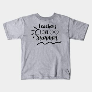 Teacher Love Summer Kids T-Shirt